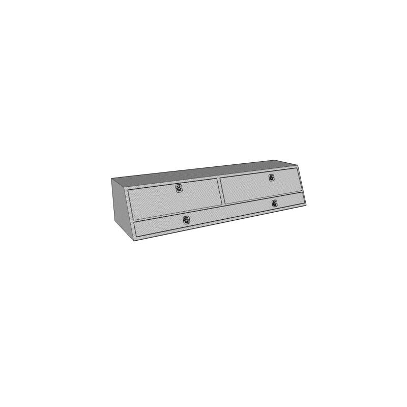 Load image into Gallery viewer, Westin/Brute Contractor TopSider 90in w/ Doors - Aluminum
