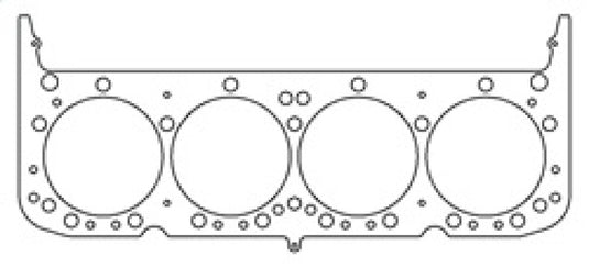 Cometic Chevy Gen-1 Small Block V8 .080in MLS Cylinder Head Gasket - 4.100in Bore - Round Bore