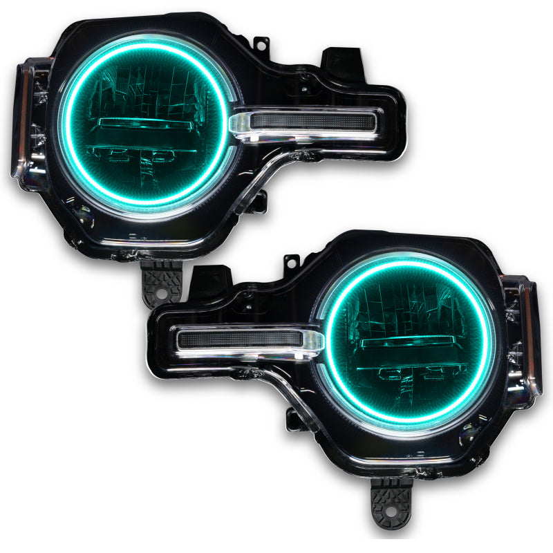 Load image into Gallery viewer, Oracle 2021 Ford Bronco Base Headlight LED Halo Kit - ColorSHIFT - w/ 2.0 Controller
