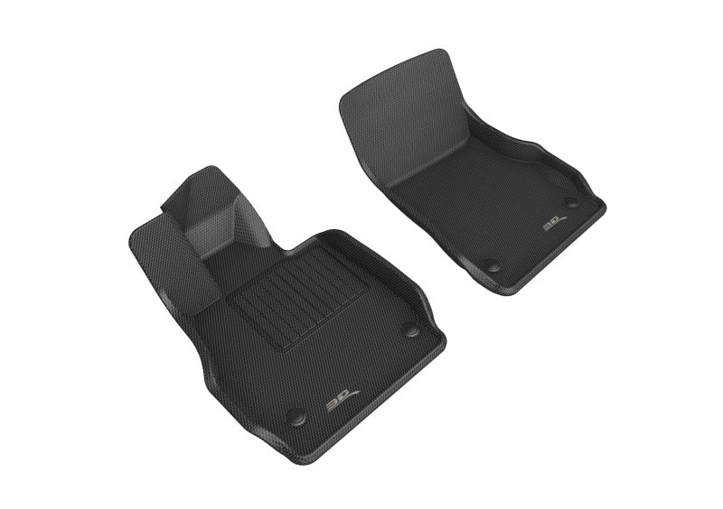 Load image into Gallery viewer, 3D Maxpider 20-22 Chevrolet Corvette C8 20-22 Kagu Floor Mats - Black R1
