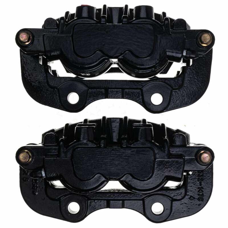 Load image into Gallery viewer, Power Stop 02-06 Cadillac Escalade Rear Black Caliper - Pair w/Bracket
