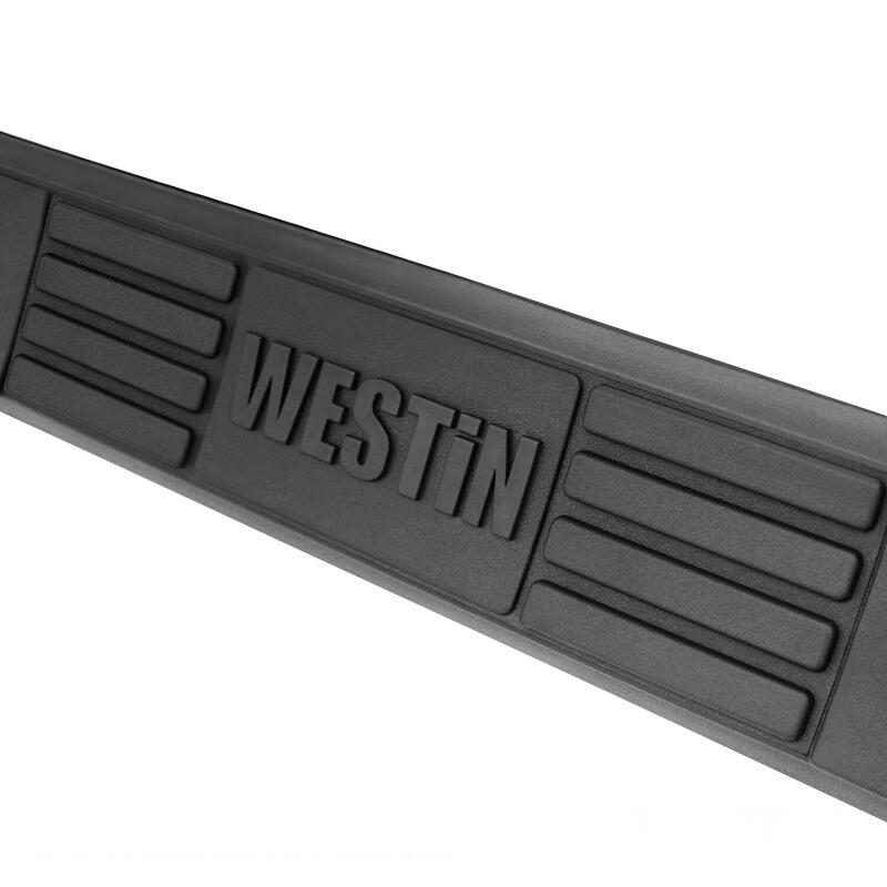 Load image into Gallery viewer, Westin 2019 Chevrolet Silverado/Sierra 1500 Crew Cab E-Series 3 Nerf Step Bars - Black

