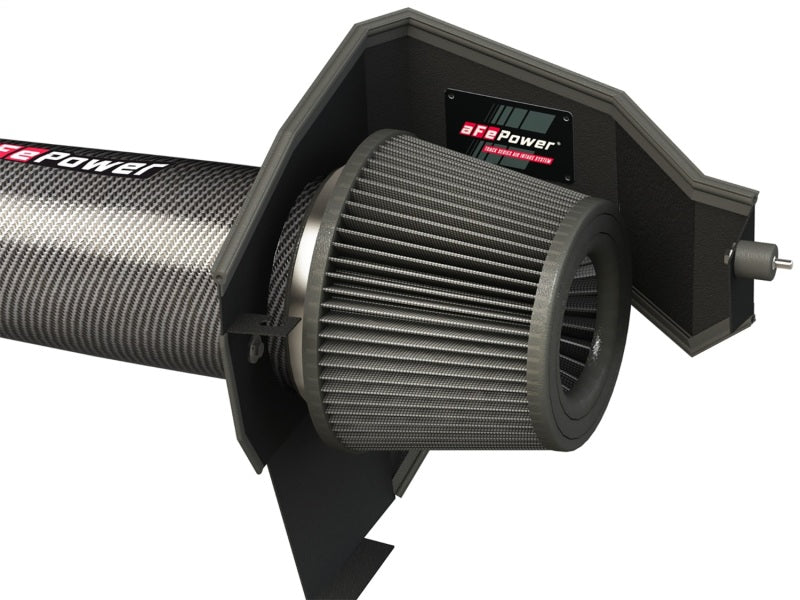 Load image into Gallery viewer, aFe POWER Magnum FORCE Carbon Fiber Stage 2 Track Series Pro Dry S CAIS - 11-18 Dodge Challenger V8
