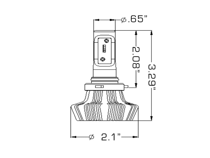 Load image into Gallery viewer, Oracle H10 4000 Lumen LED Headlight Bulbs (Pair) - 6000K
