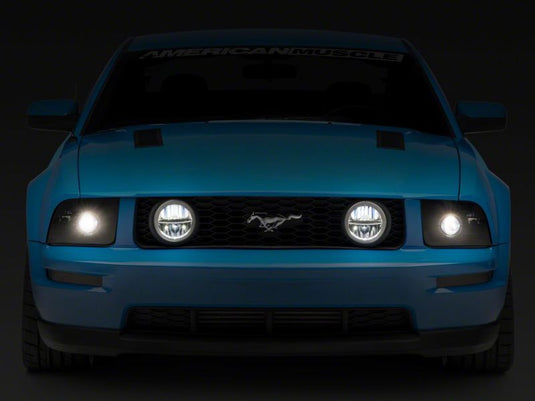 Raxiom05-09 Ford Mustang GT Axial Series LED Halo Fog Lights