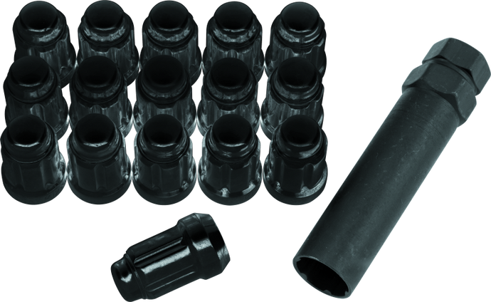 QuadBoss Spline Lug Nuts 12x1.5 - Black