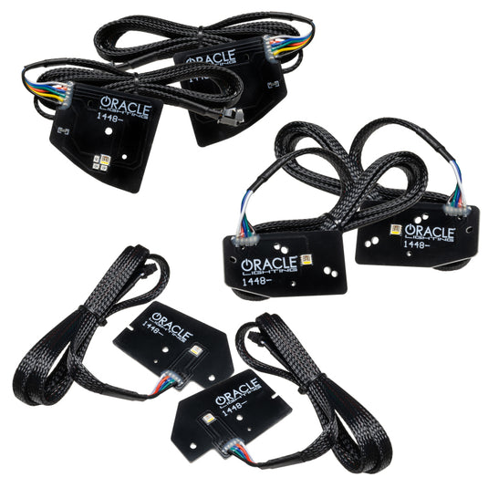 Oracle 19-21 RAM 1500 Projector LED Headlight DRL Kit - ColorSHIFT RGBW+A w/o Controller