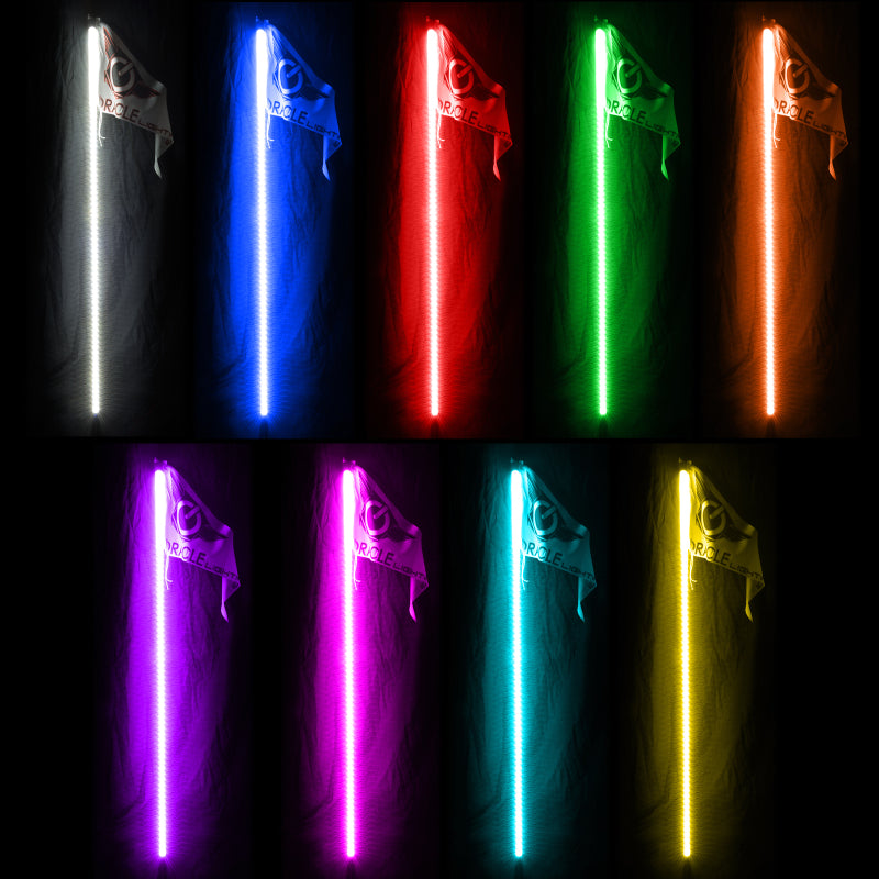 Load image into Gallery viewer, Oracle Off-Road 6ft LED Whip - ColorSHIFT
