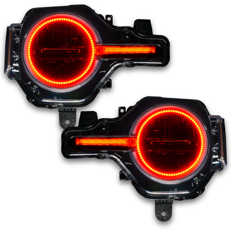 Load image into Gallery viewer, Oracle 21-22 Ford Bronco Headlight Halo Kit w/DRL Bar - Base Headlights -w/2.0 Controller
