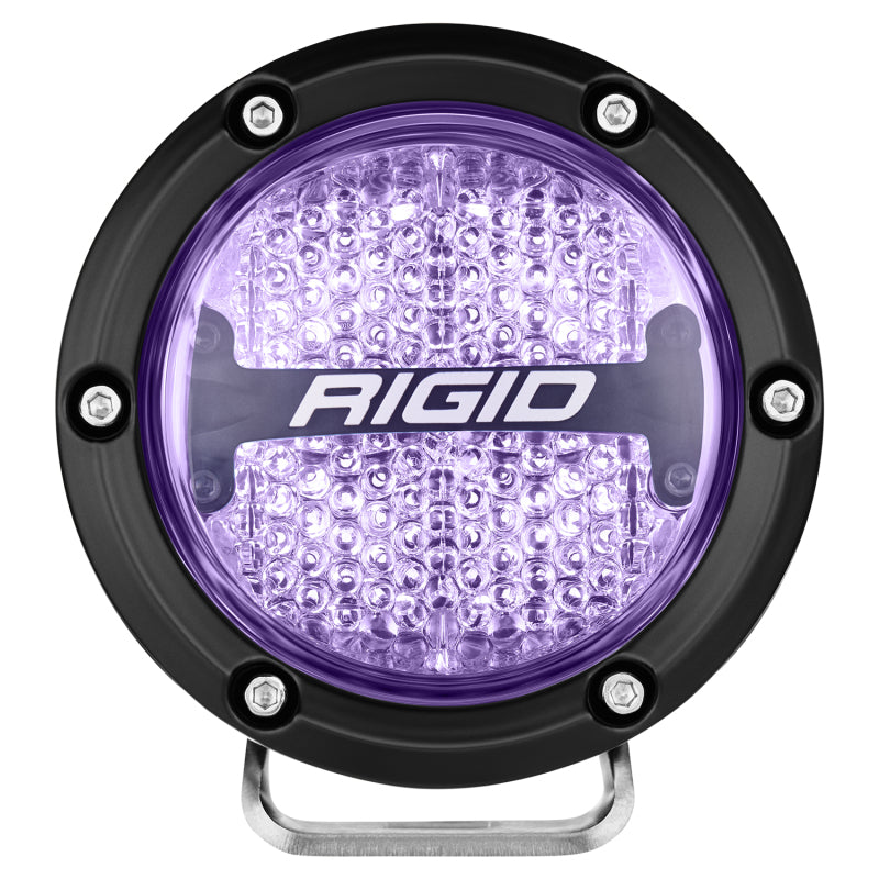 Load image into Gallery viewer, Rigid Industries 360-Series 4in LED Off-Road Diffused Beam - RGBW Backlight (Pair)
