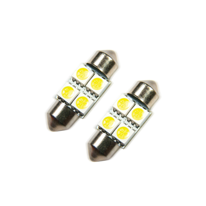 Load image into Gallery viewer, Oracle 33MM 4 LED 3-Chip Festoon Bulbs (Pair) - Cool White
