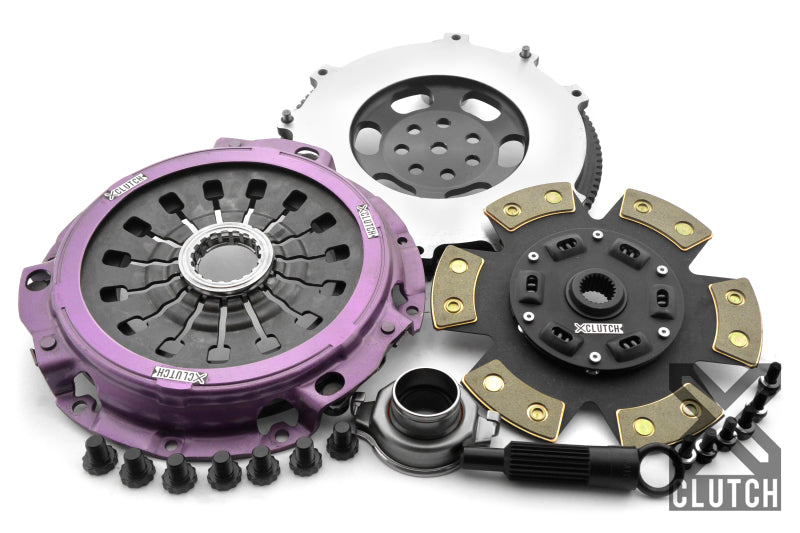Load image into Gallery viewer, XClutch 1997 Mitsubishi Lancer EVO IV 2.0L Stage 2R Extra HD Sprung Ceramic Clutch Kit
