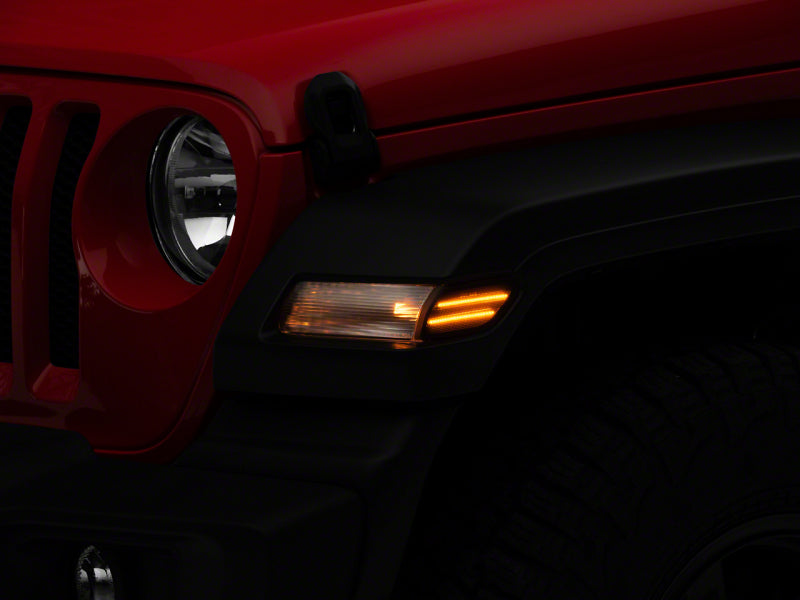 Load image into Gallery viewer, Raxiom 18-23 Jeep Wrangler JL Axial Series LED Fender Flare Marker Lights- Smoked
