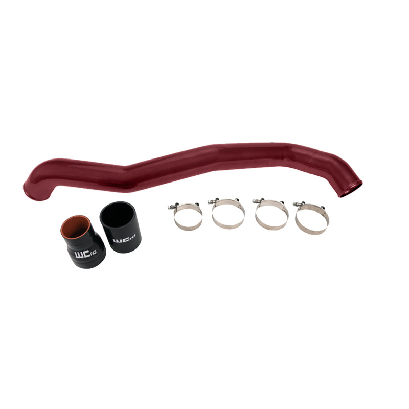 Load image into Gallery viewer, Wehrli 11-16 Chevrolet 6.6L LML Duramax Driver Side 3in Intercooler Pipe - WCFab Red
