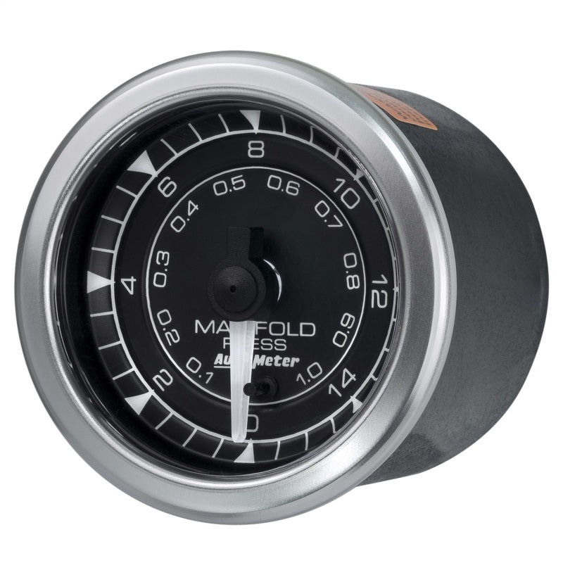 Load image into Gallery viewer, Autometer Chrono 2-1/16in 15PSI Manifold Pressure Gauge
