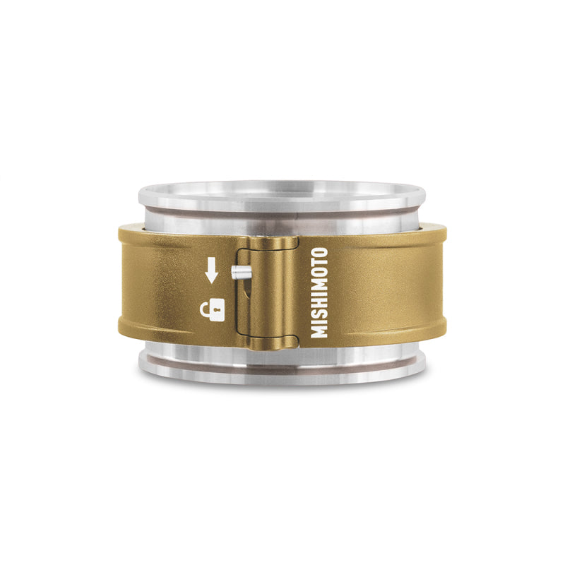 Load image into Gallery viewer, Mishimoto 3.0in Quick Release Clamp Assembly - Gold
