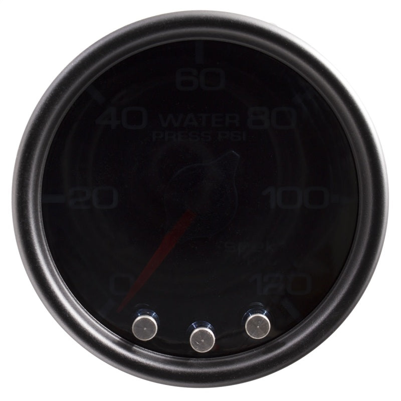 Load image into Gallery viewer, Autometer Spek-Pro Gauge Water Press 2 1/16in 120psi Stepper Motor W/Peak &amp; Warn Blk/Smoke/Blk
