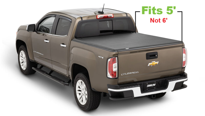 Load image into Gallery viewer, Tonno Pro 15-19 Chevy Colorado 5ft Fleetside Hard Fold Tonneau Cover
