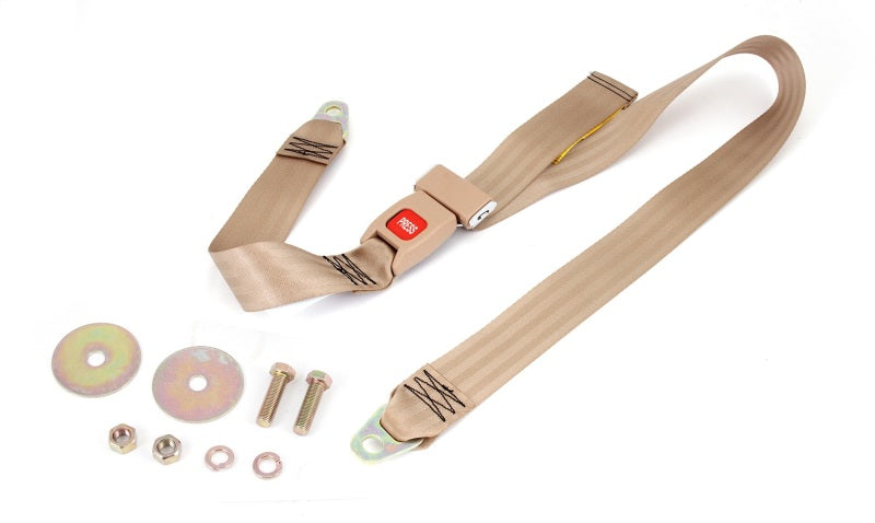 Load image into Gallery viewer, Omix Lap Seat Belt Tan 87-95 Jeep Wrangler YJ
