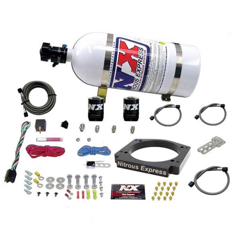 Load image into Gallery viewer, Nitrous Express GM LS 112mm Adapter Plate Kit (100-400HP) w/ 10LB Bottle
