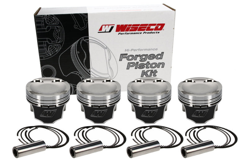 Load image into Gallery viewer, Wiseco 1400 HD Mitsu EVO 8 - 4G63 Turbo -14cc 85.25mm Bore 8.5 CR Piston Shelf Stock Kit
