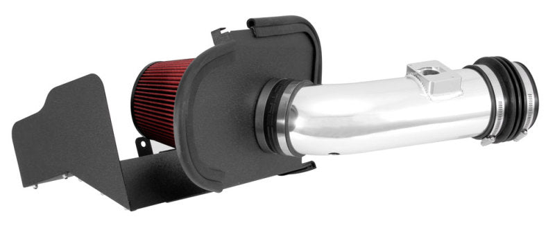 Load image into Gallery viewer, Spectre 03-07 Ford SD V8-6.7L DSL Air Intake Kit - Polished w/Red Filter
