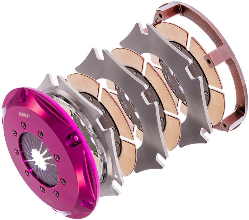 Load image into Gallery viewer, Exedy Universal Builder Series Triple Metallic Clutch Does NOT Incl FW Req. Custom Clutch Actuation
