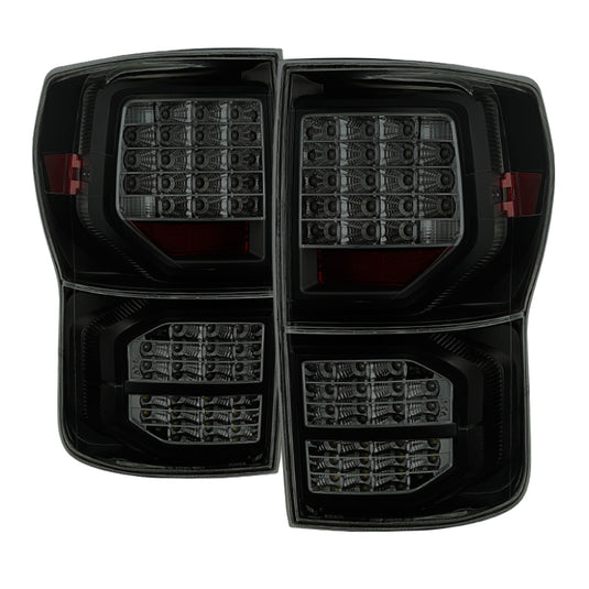 xTune Toyota Tundra 07-13 LED Tail Lights Black Smoked ALT-JH-TTU07-LED-G2-BSM