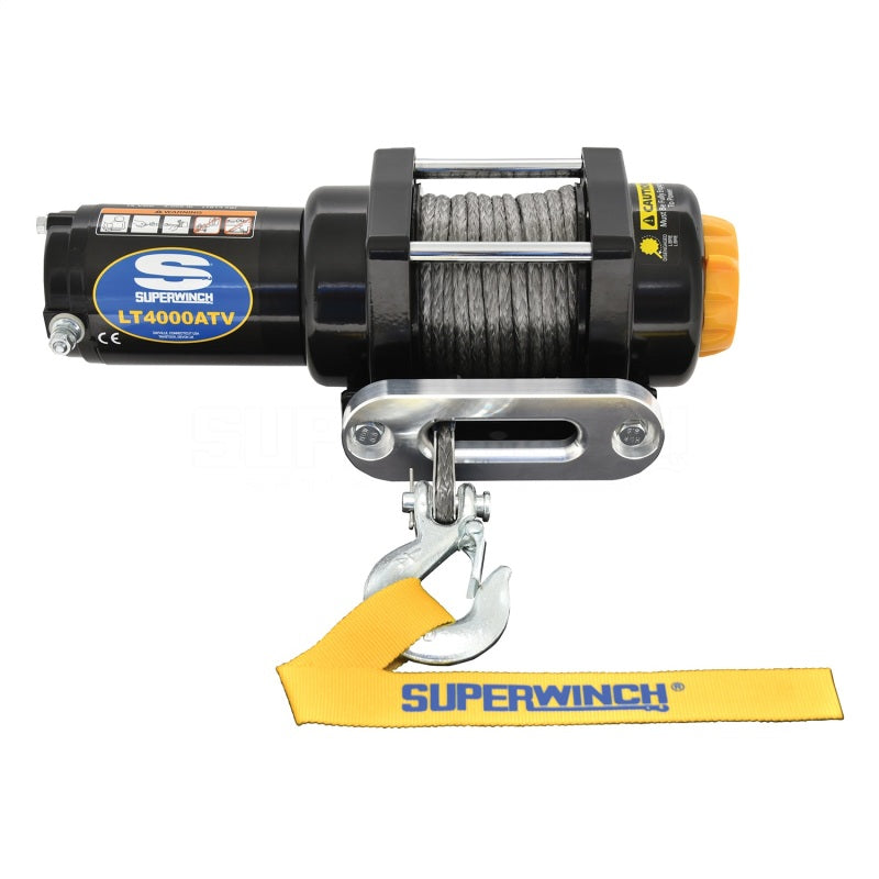 Load image into Gallery viewer, Superwinch 4000 LBS 12V DC 3/16in x 50ft Synthetic Rope LT4000 Winch
