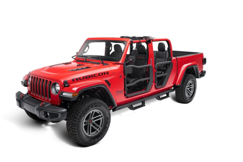 Load image into Gallery viewer, Rugged Ridge 18-20 Jeep Wrangler JL/JT (2dr + 4dr Excl. Rubicon 392) Round Trail Mirror
