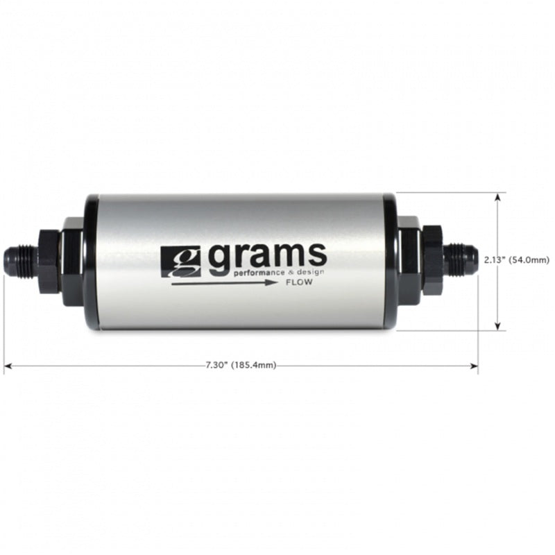 Load image into Gallery viewer, Grams Performance 100 Micron -10AN Fuel Filter
