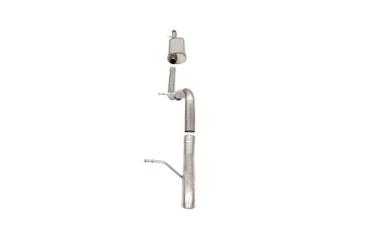 Corsa 2007-2018 Jeep Wrangler JKU 3.6L Sport 2.75in Cat-Back Exhaust w/ Turn Down Tip
