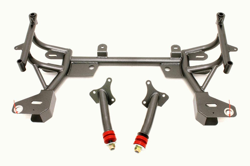 Load image into Gallery viewer, BMR 93-02 F-Body K-Member w/ Turbo SBC/BBC Motor Mounts and STD. Rack Mounts - Black Hammertone
