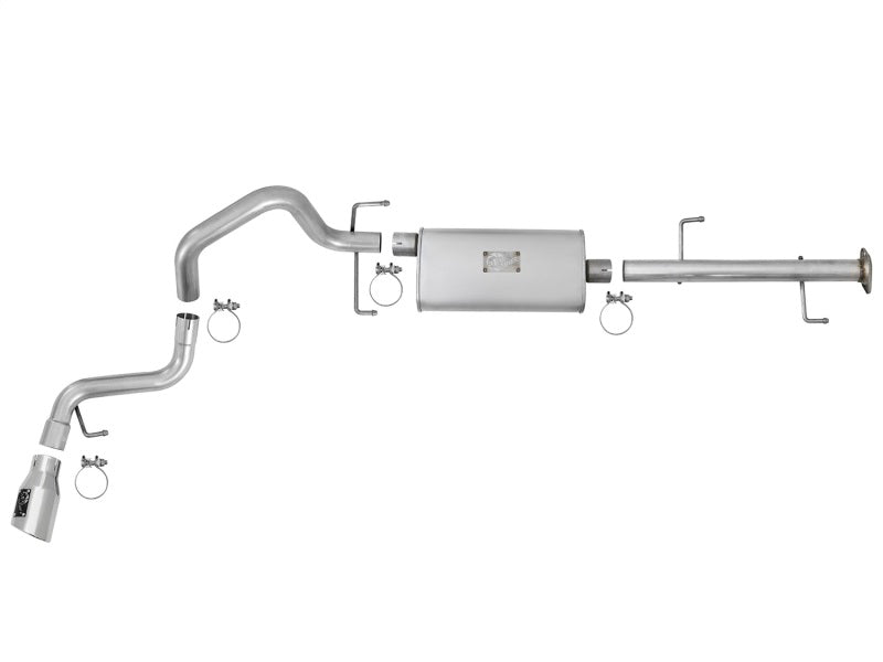 Load image into Gallery viewer, aFe Scorpion 2-1/2in Alum Steel Cat-Back Exhaust w/ Polished Tips 07-17 Toyota FJ Cruiser V6 4.0L
