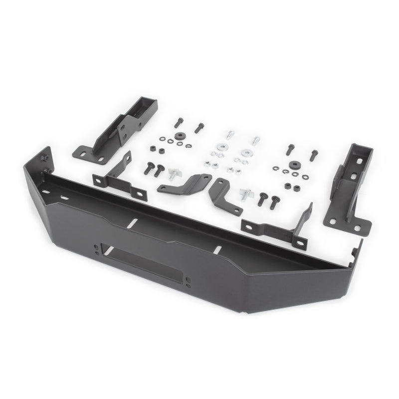 Load image into Gallery viewer, Go Rhino 18-20 Ford F-150 3100 Series StepGuard Winch Plate Kit (Req. 3296T or 3296MT) - Tex. Black
