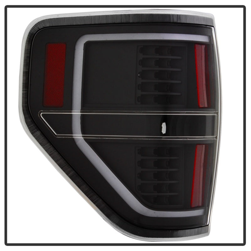 Load image into Gallery viewer, xTune 09-14 Ford F-150 Light Bar LED Tail Lights - Black (ALT-JH-FF15009-LBLED-BK)
