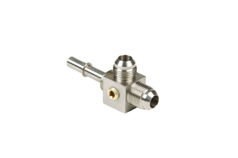 Load image into Gallery viewer, Aeromotive 3/8 Male Quick Connect Tee Fitting
