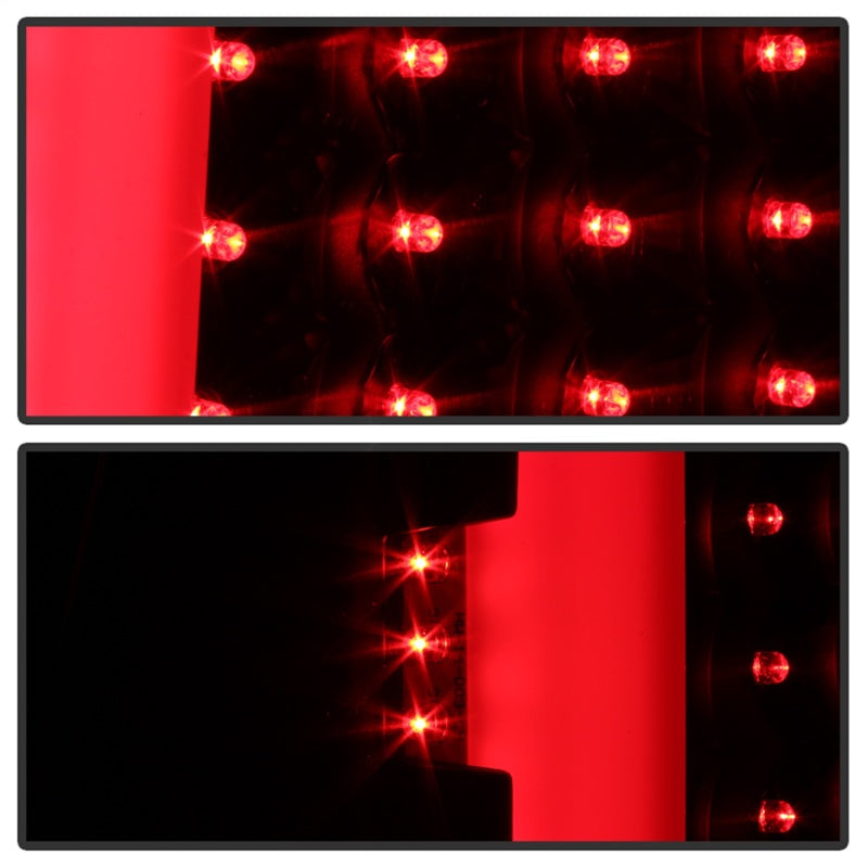 Load image into Gallery viewer, xTune 09-18 Dodge Ram 1500 LED Tail Lights - Black Smoke (ALT-ON-DR09-LBLED-BSM)
