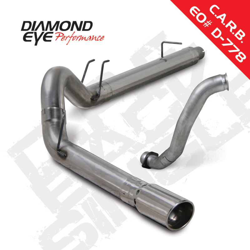 Load image into Gallery viewer, Diamond Eye KIT 5in DPF-BACK w/ DP Single SS 08-10 Ford 6.4L Powerstroke F250/F350
