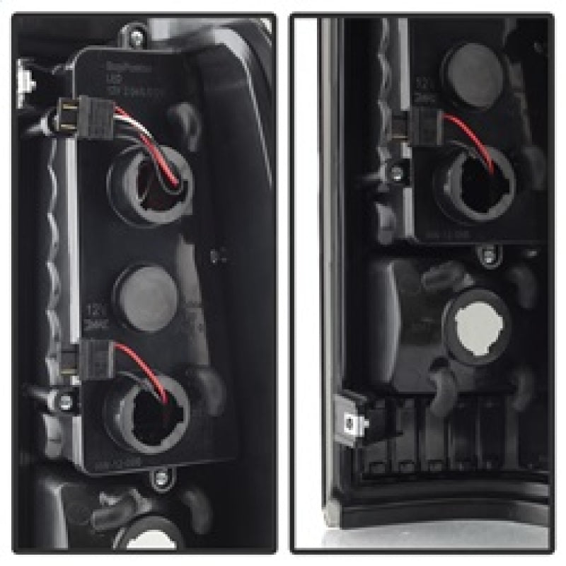 Load image into Gallery viewer, xTune 99-02 Chevy Silverado 1500/2500/3500 V2 LED Tail Lights - Black Smoke (ALT-ON-CS99-G2-LED-BSM)
