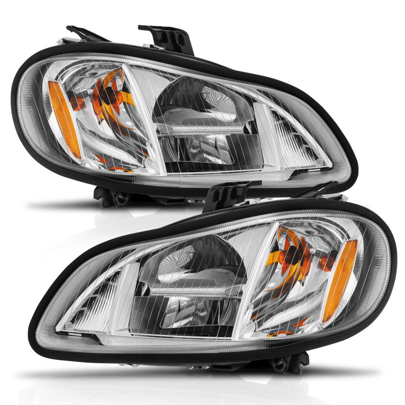 Load image into Gallery viewer, ANZO 2002-2014 Freightliner M2 LED Crystal Headlights Chrome Housing w/ Clear Lens (Pair)
