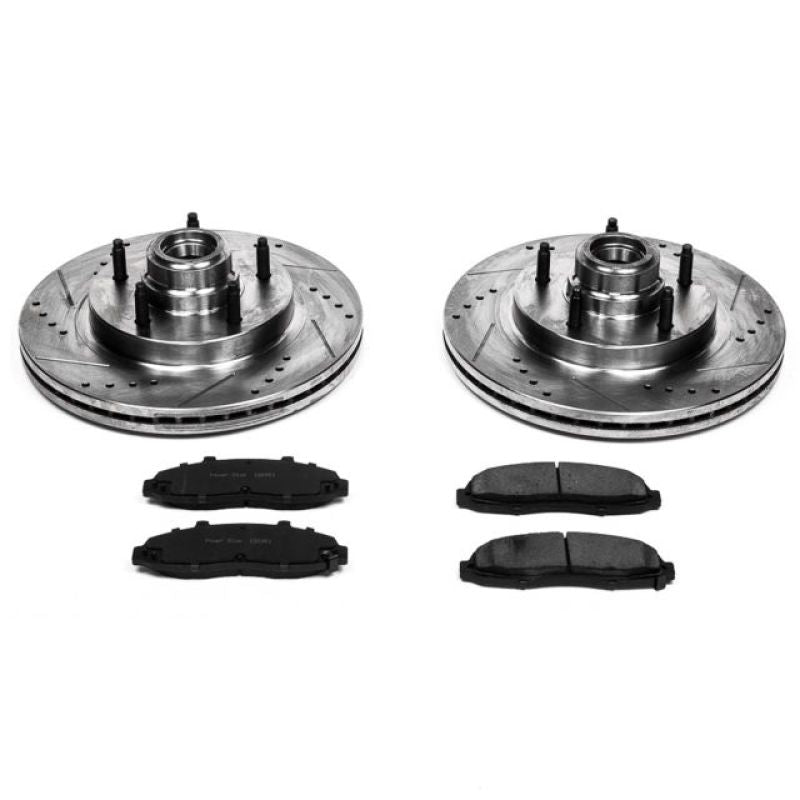 Load image into Gallery viewer, Power Stop 97-00 Ford F-150 Front Z23 Evolution Sport Brake Kit
