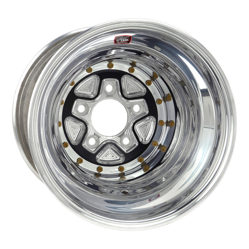 Load image into Gallery viewer, Weld Alumastar Pro 16x16 / 5x5.5 BP / 5in. BS Black Wheel - Knurled Beadlock
