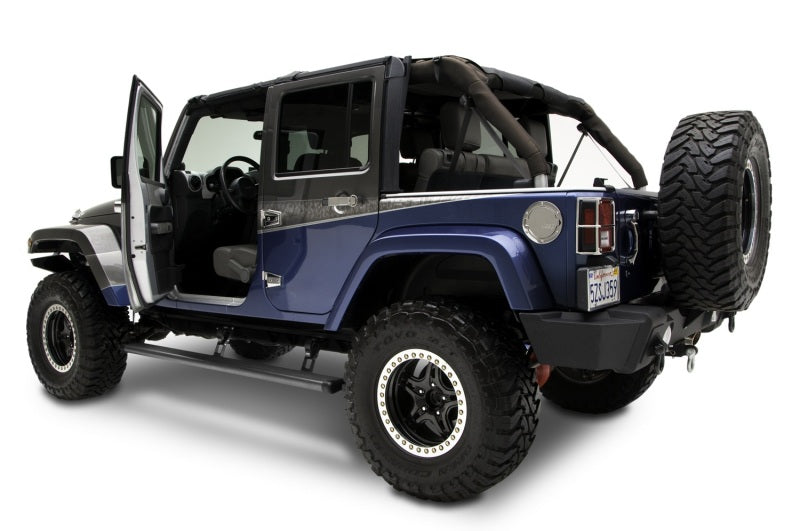 Load image into Gallery viewer, AMP Research 2007-2017 Jeep Wrangler JK 4 Door PowerStep - Black

