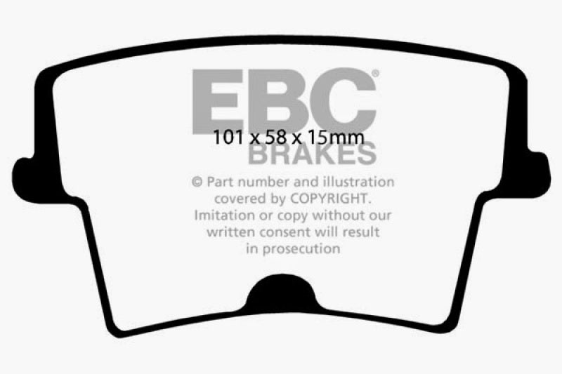 Load image into Gallery viewer, EBC 05-10 Chrysler 300C 5.7 Redstuff Rear Brake Pads
