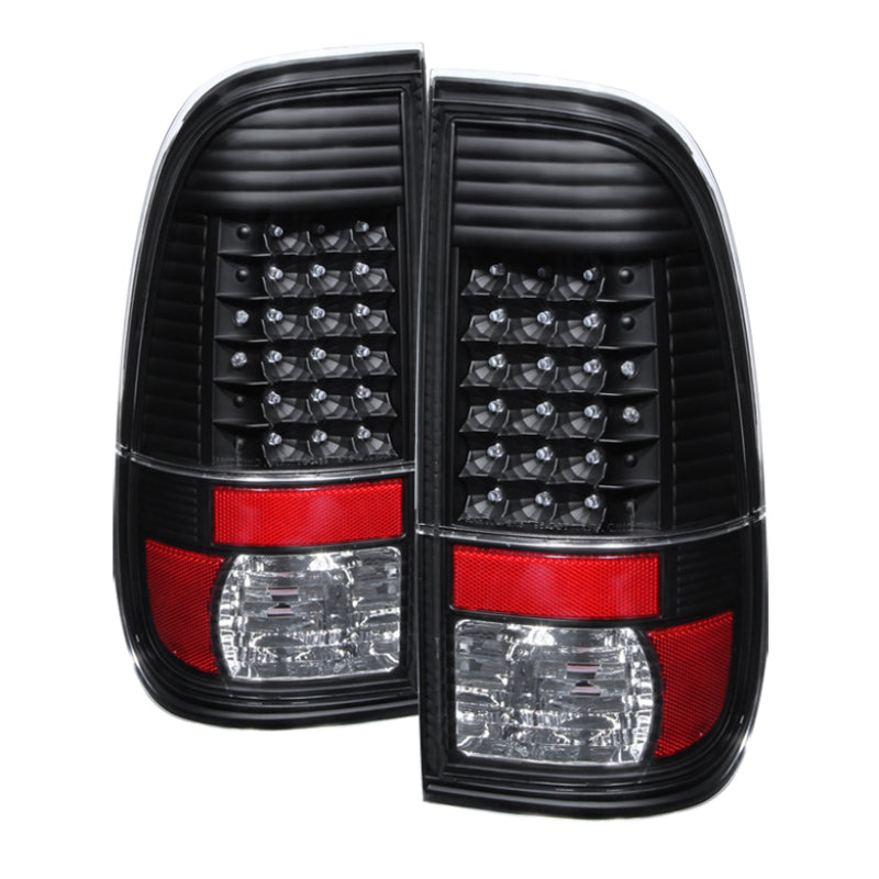 Load image into Gallery viewer, xTune Ford Super Duty 08-15 LED Tail Lights Black ALT-JH-FS08-LED-BK
