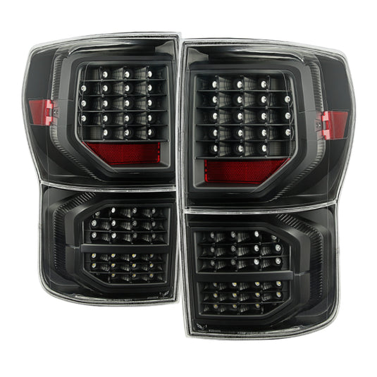 xTune Toyota Tundra 07-13 LED Tail Lights Black ALT-JH-TTU07-LED-G2-BK