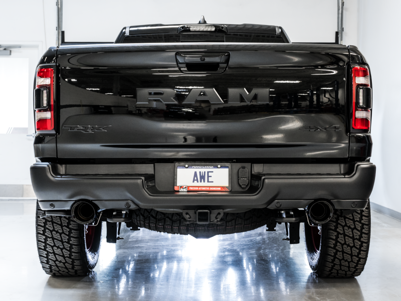 Load image into Gallery viewer, AWE Tuning 2021 RAM 1500 TRX 0FG Cat-Back Exhaust - Diamond Black Tips
