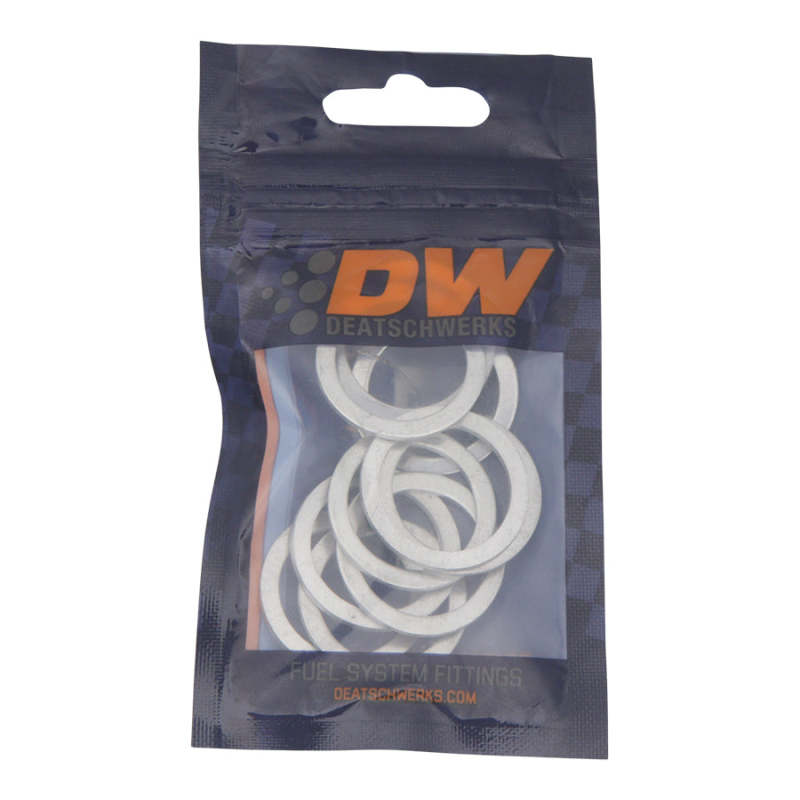 Load image into Gallery viewer, DeatschWerks -8 AN Aluminum Crush Washer (Pack of 10)
