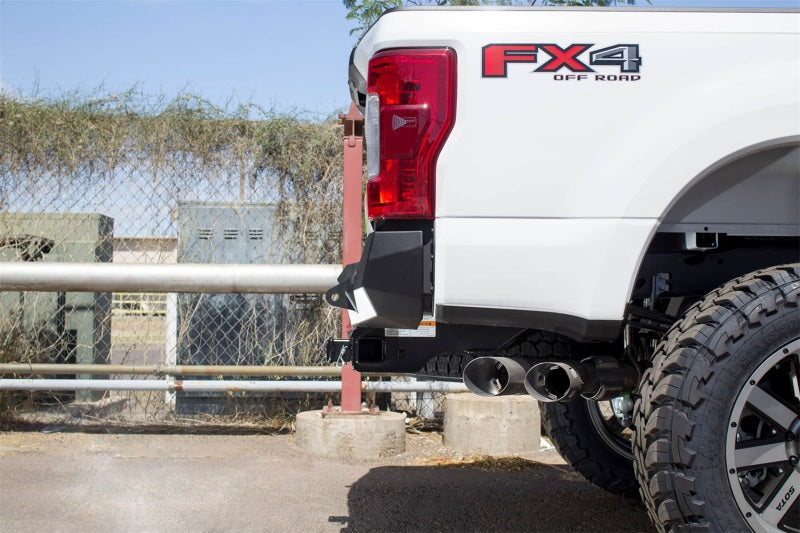 Load image into Gallery viewer, Addictive Desert Designs 17-18 Ford F-250 Raptor Stealth Fighter Rear Bumper w/ Backup Sensor Cutout
